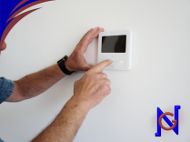 Réglage d’un thermostat mural